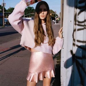 Brand new ZARA metallic skirt
